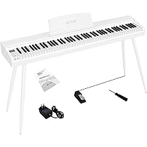 Amazon | IKTMI 電子ピアノ 88鍵盤 木製 ピアノ 88鍵 Digital Piano